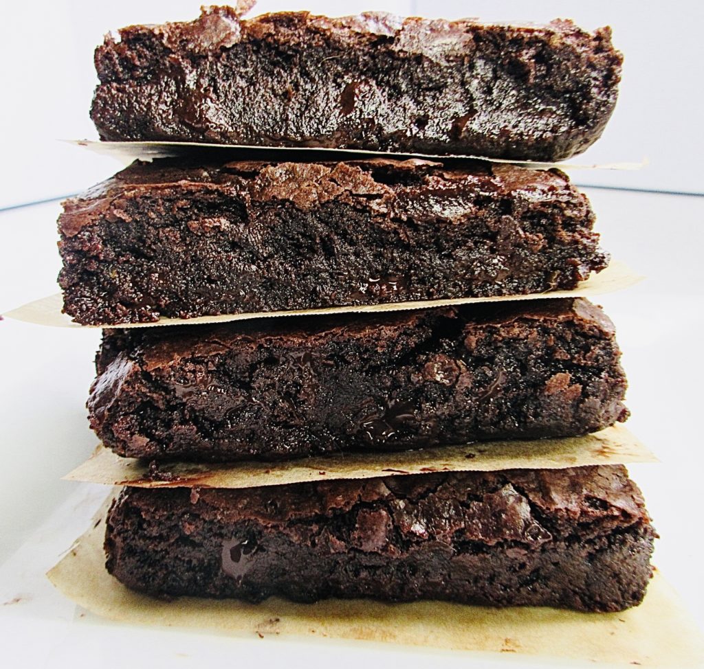 Stacked Fudgy Brownies