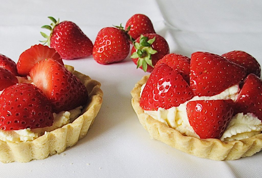 Strawberries and Cream tartlets