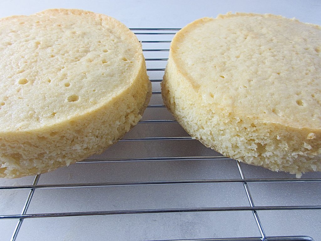 2 Vanilla 6 inch cakes