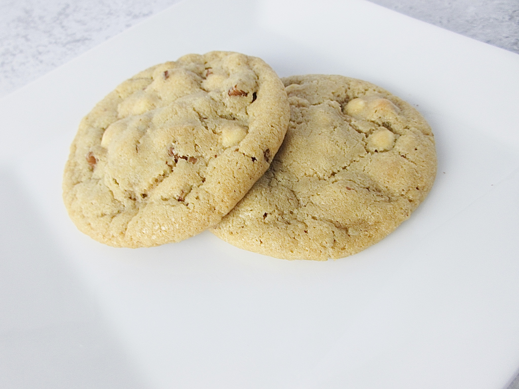 white choc cookies