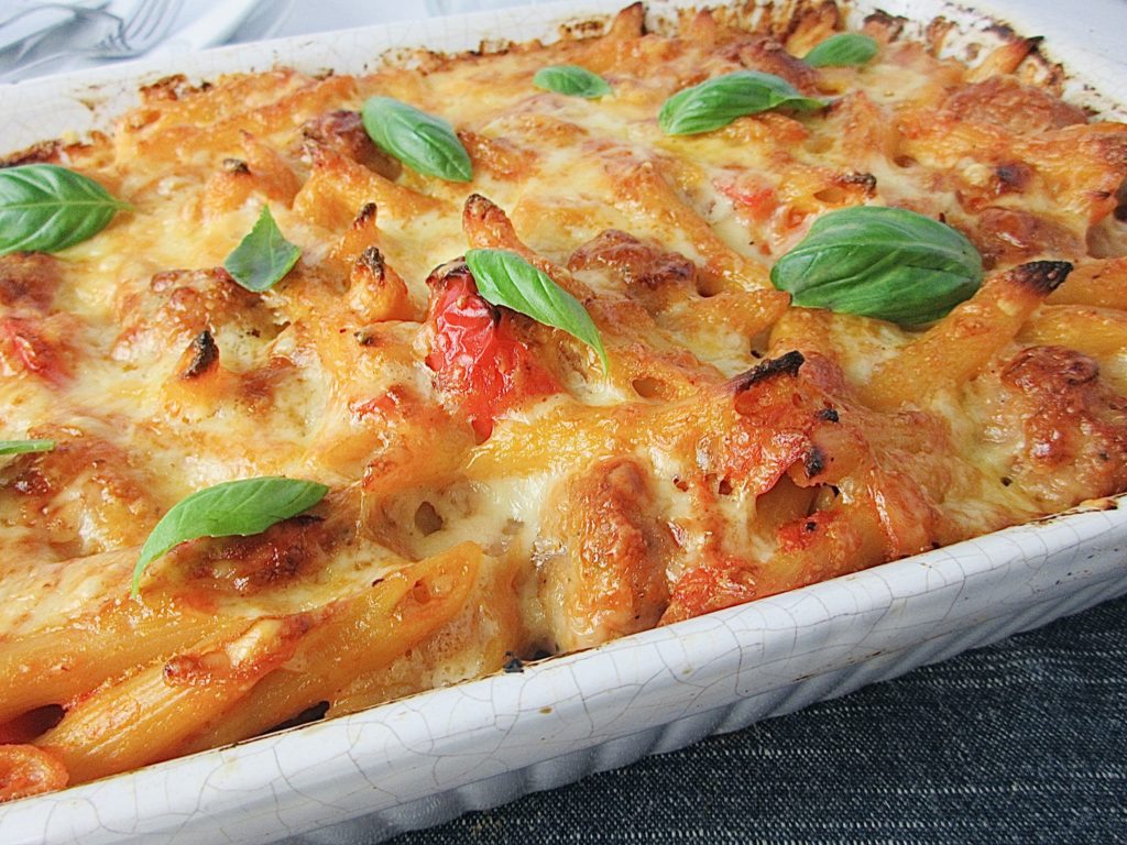 sausage pasta bake