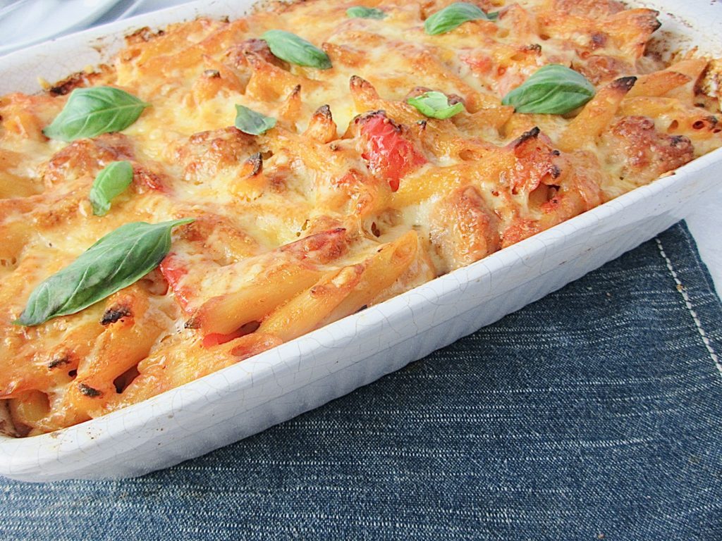 sausage pasta bake