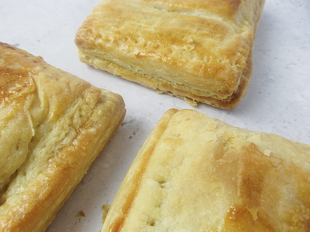 Baked meat pies - puff pastry recipe