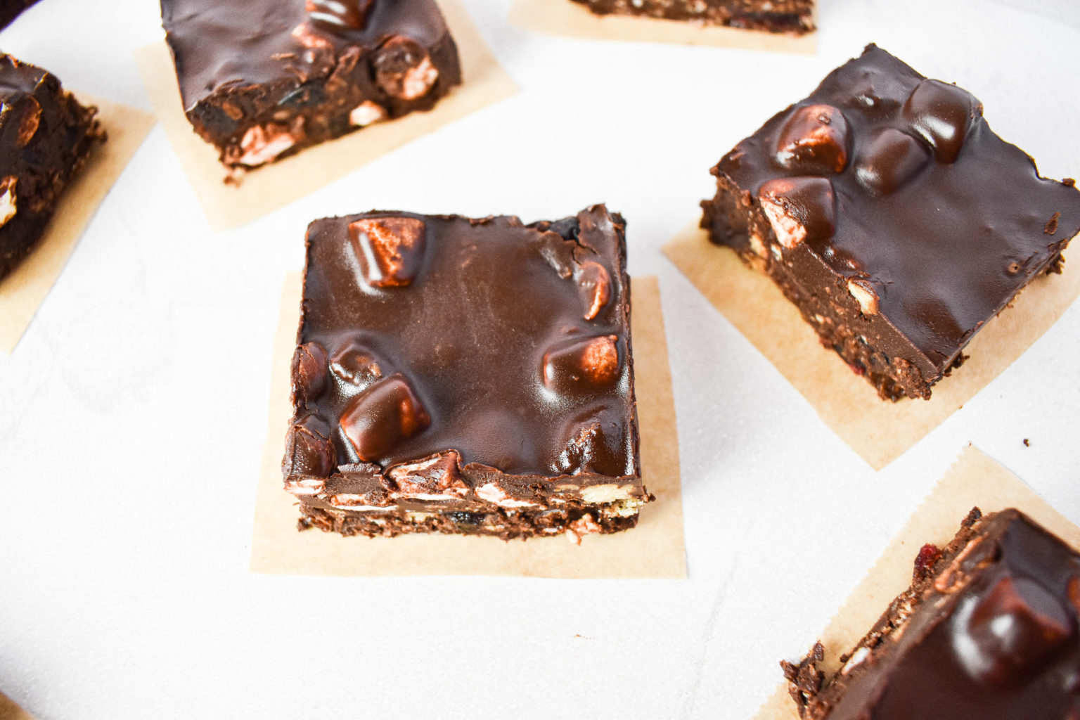 Easy Fruit and Nut Rocky Road Bars Andrea's Dainty Kitchen