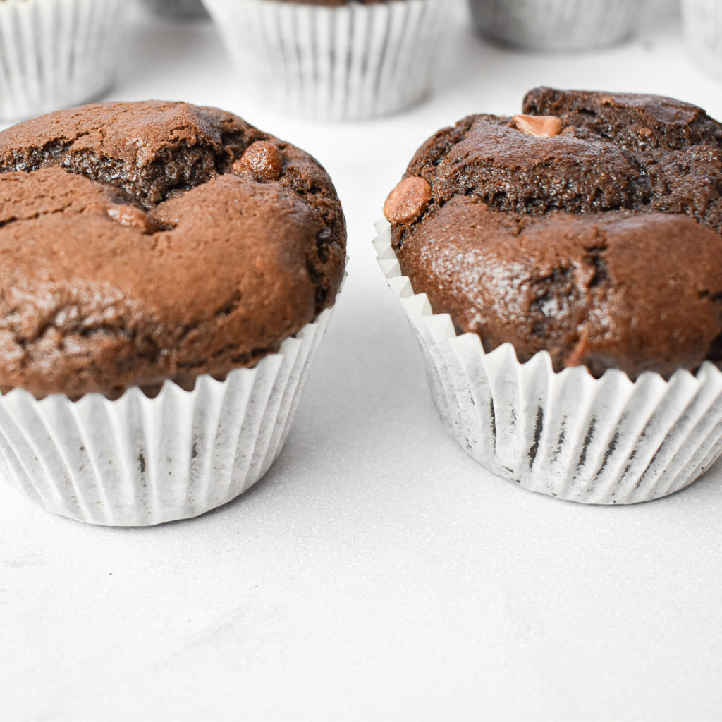 Double chocolate chip muffins