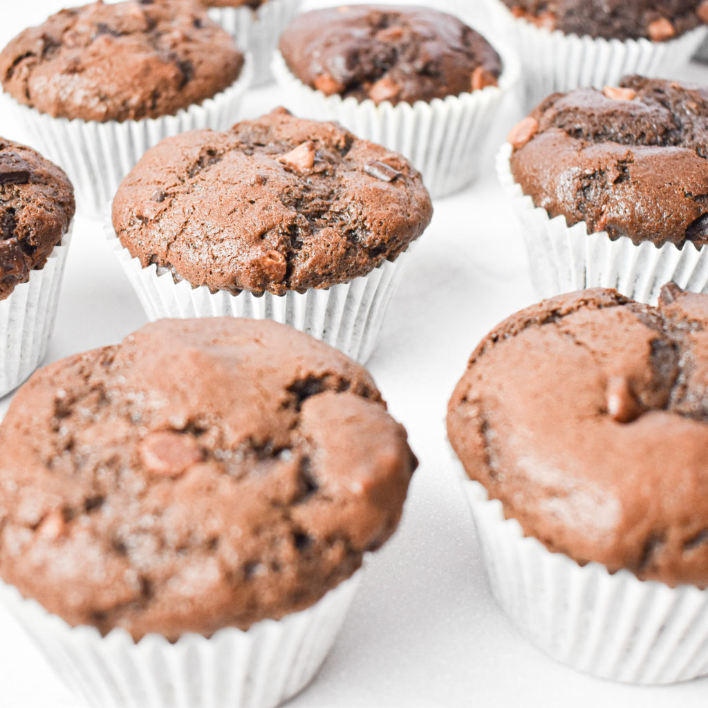 Double chocolate chip muffins