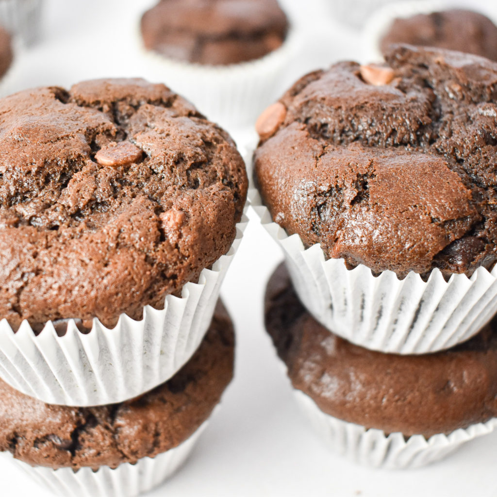 Double chocolate chip muffins