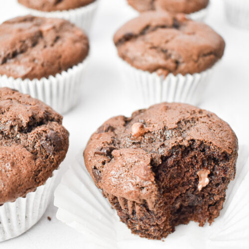 Double chocolate chip muffins