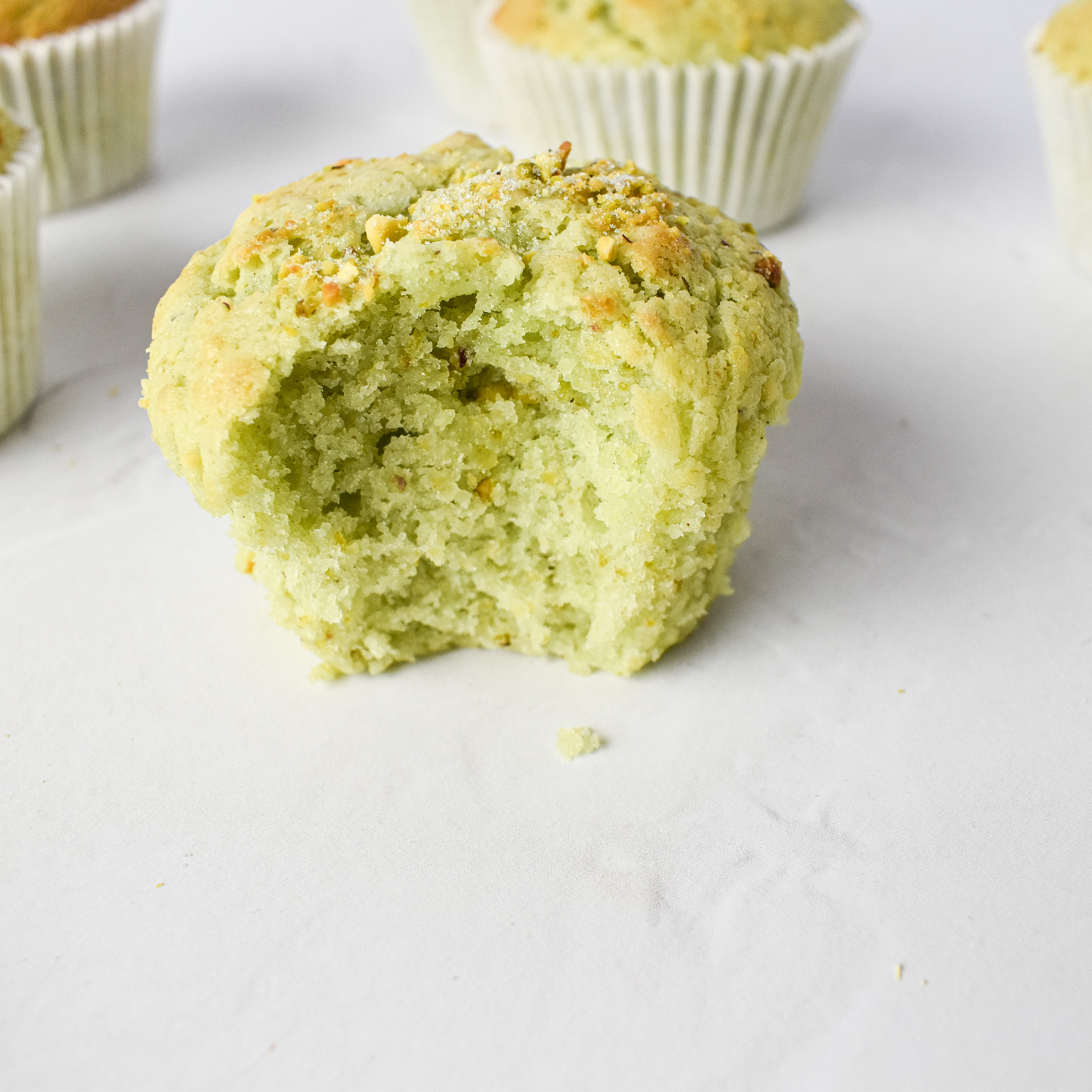 Easy Pistachio Muffins Super Moist and Fluffy Drea's Dainty Kitchen