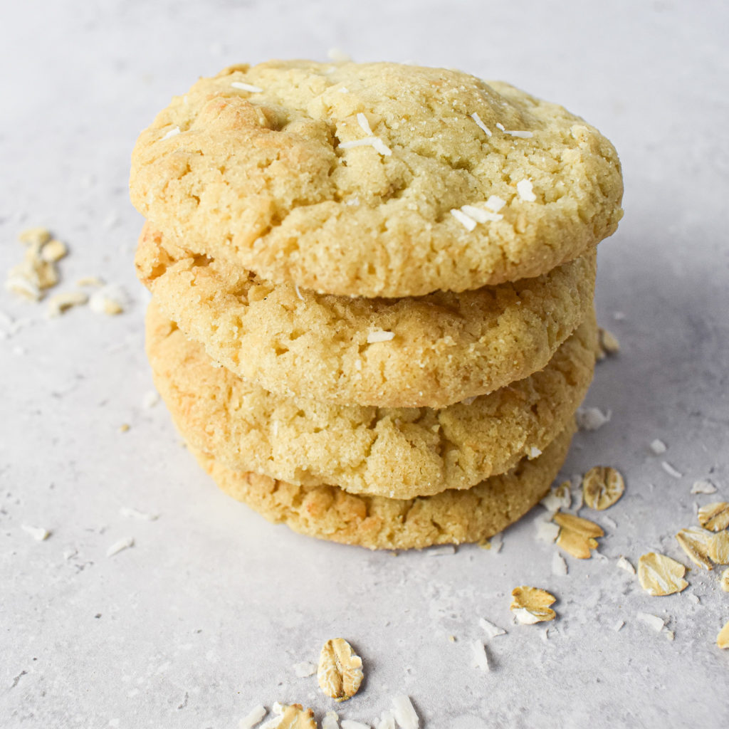 coconut oat biscuits