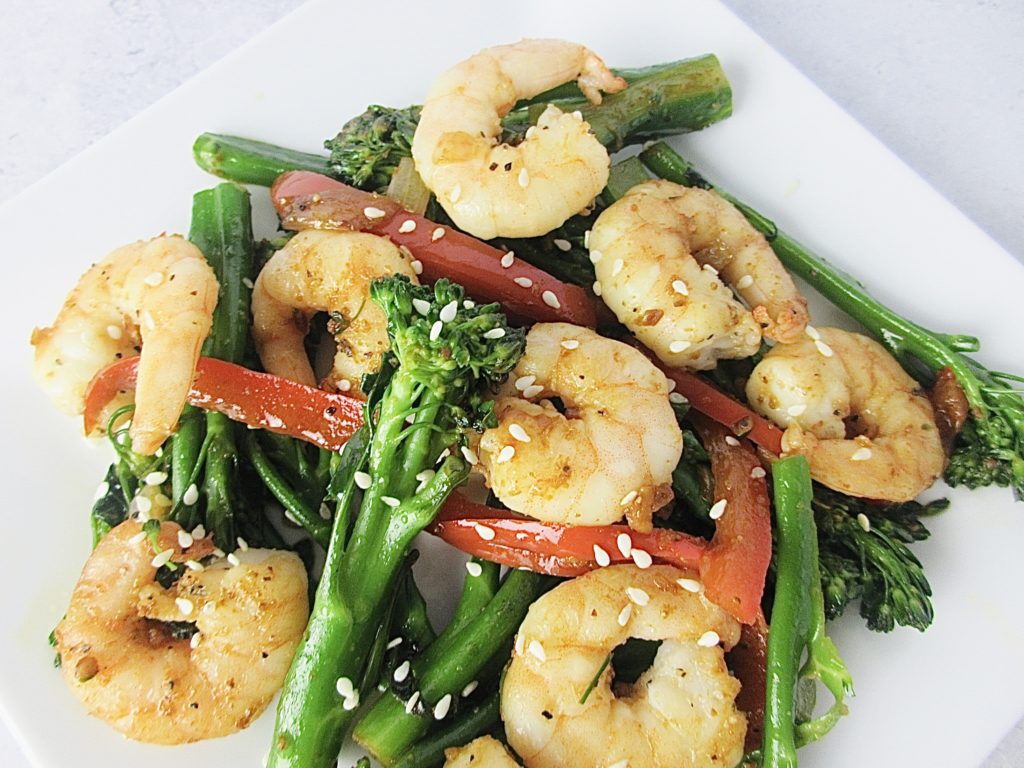 Prawn stir fry