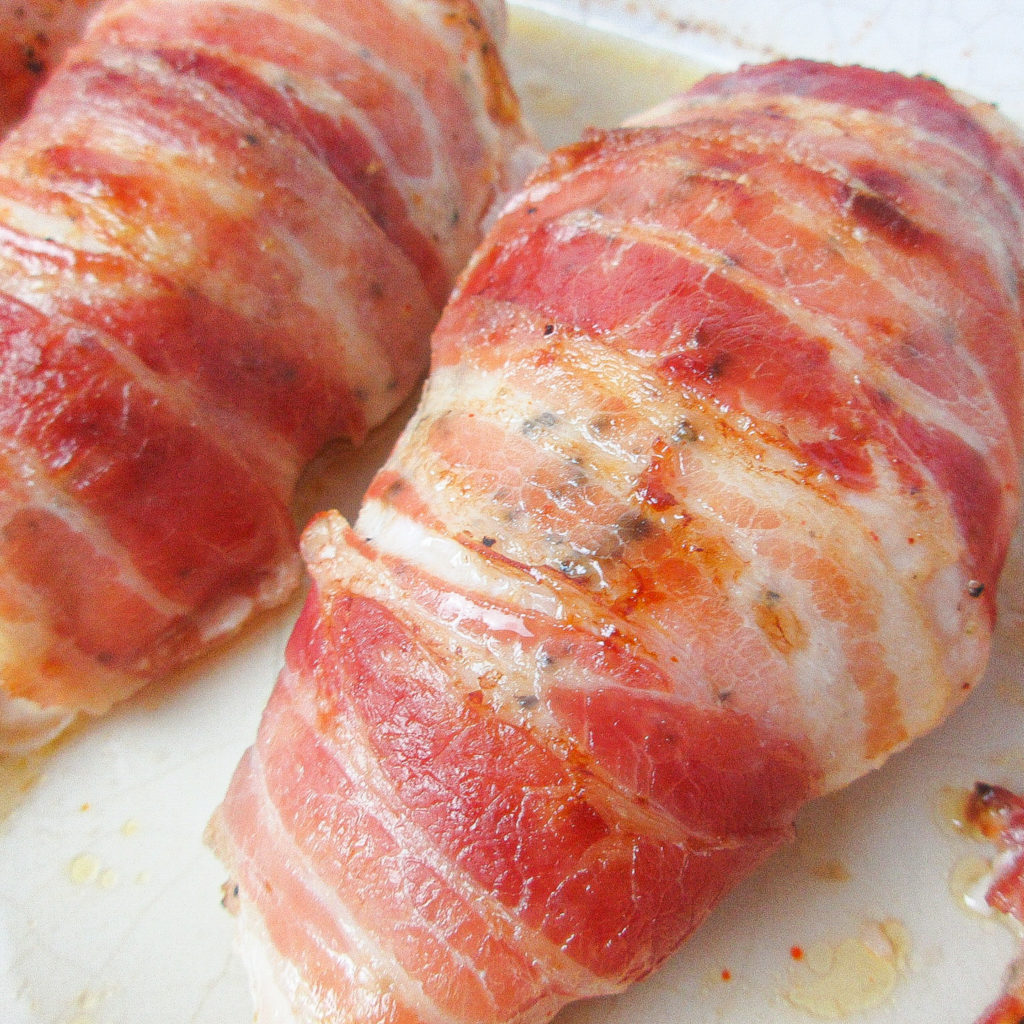 Chicken wrapped in pancetta