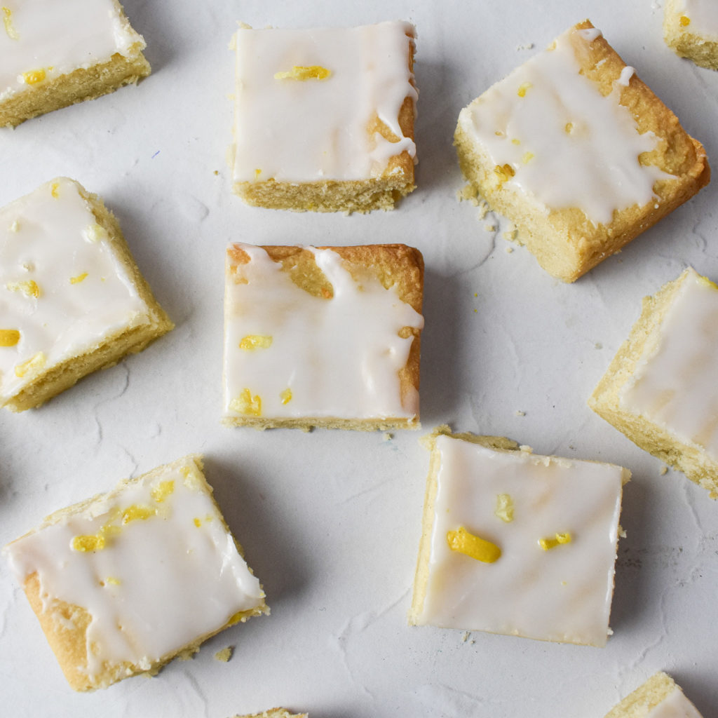 Lemon Shortbread bars