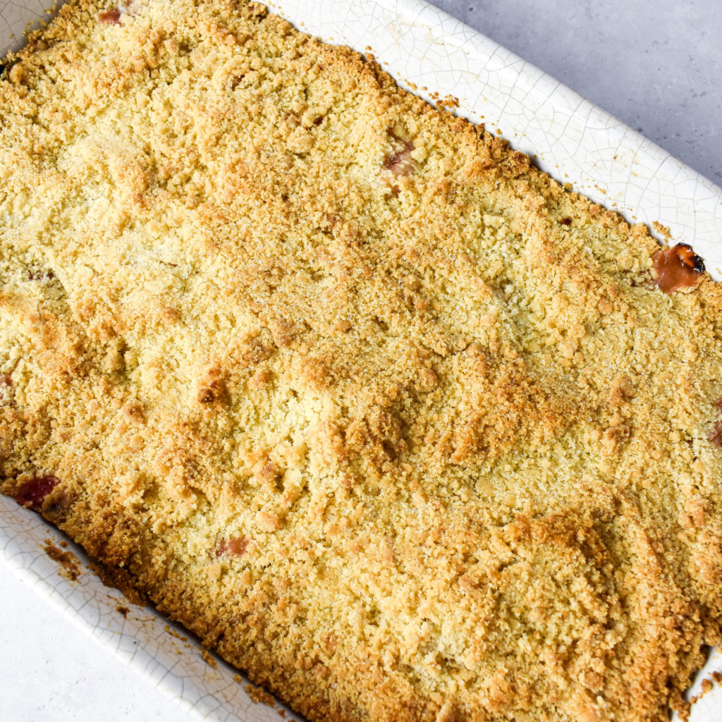 Rhubarb Crumble