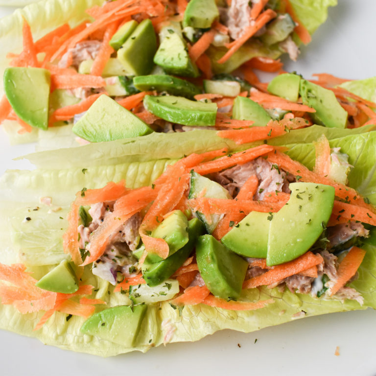 Tuna Lettuce Wraps Andrea's Dainty Kitchen