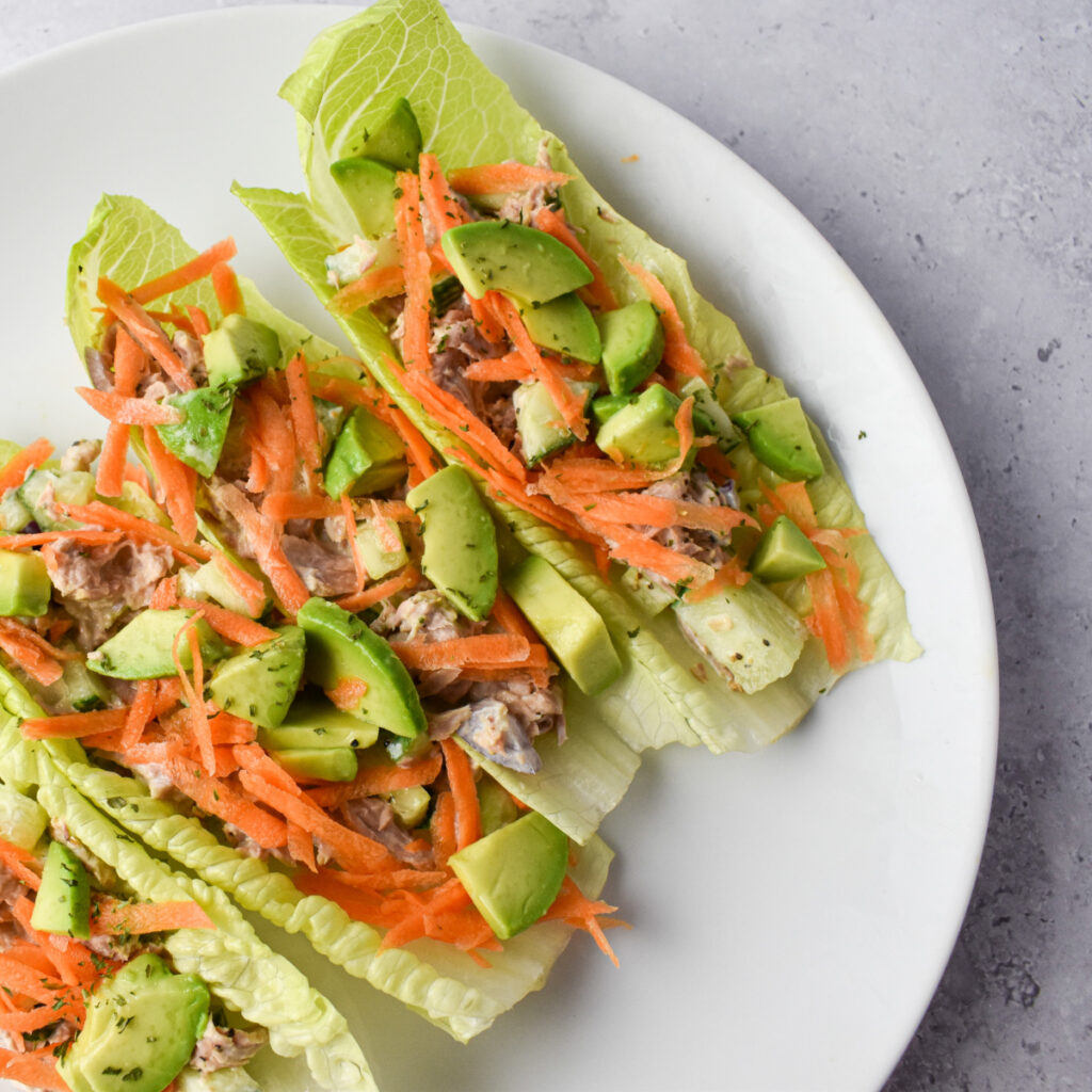 Tuna Lettuce Wraps Andrea's Dainty Kitchen