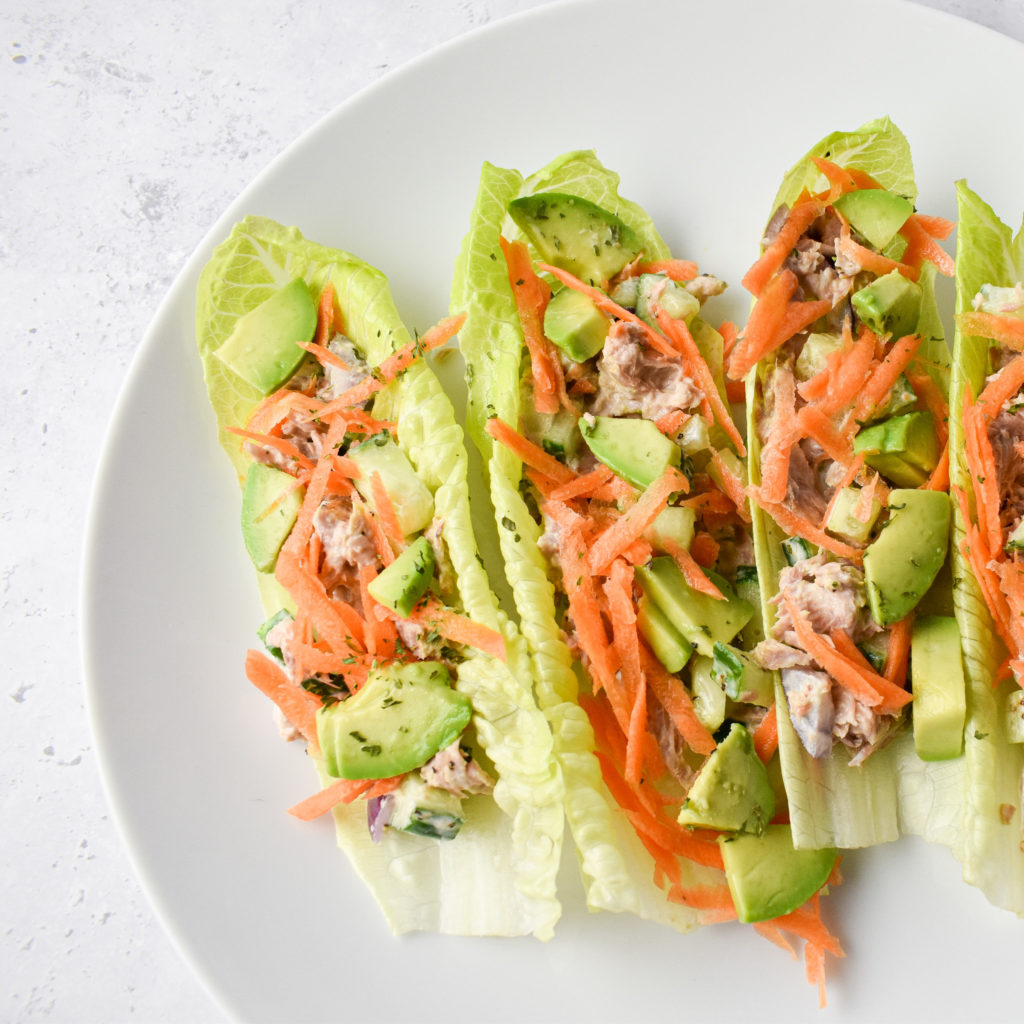 tuna lettuce wraps