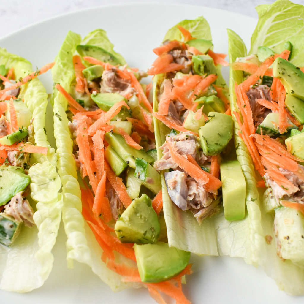 tuna lettuce wraps