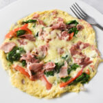 Cheese and ham omelette