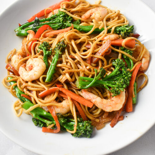 Prawn Noodle Stir Fry