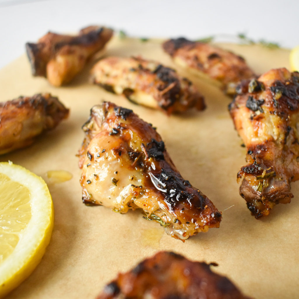 Lemon and Herb Chicken Wings