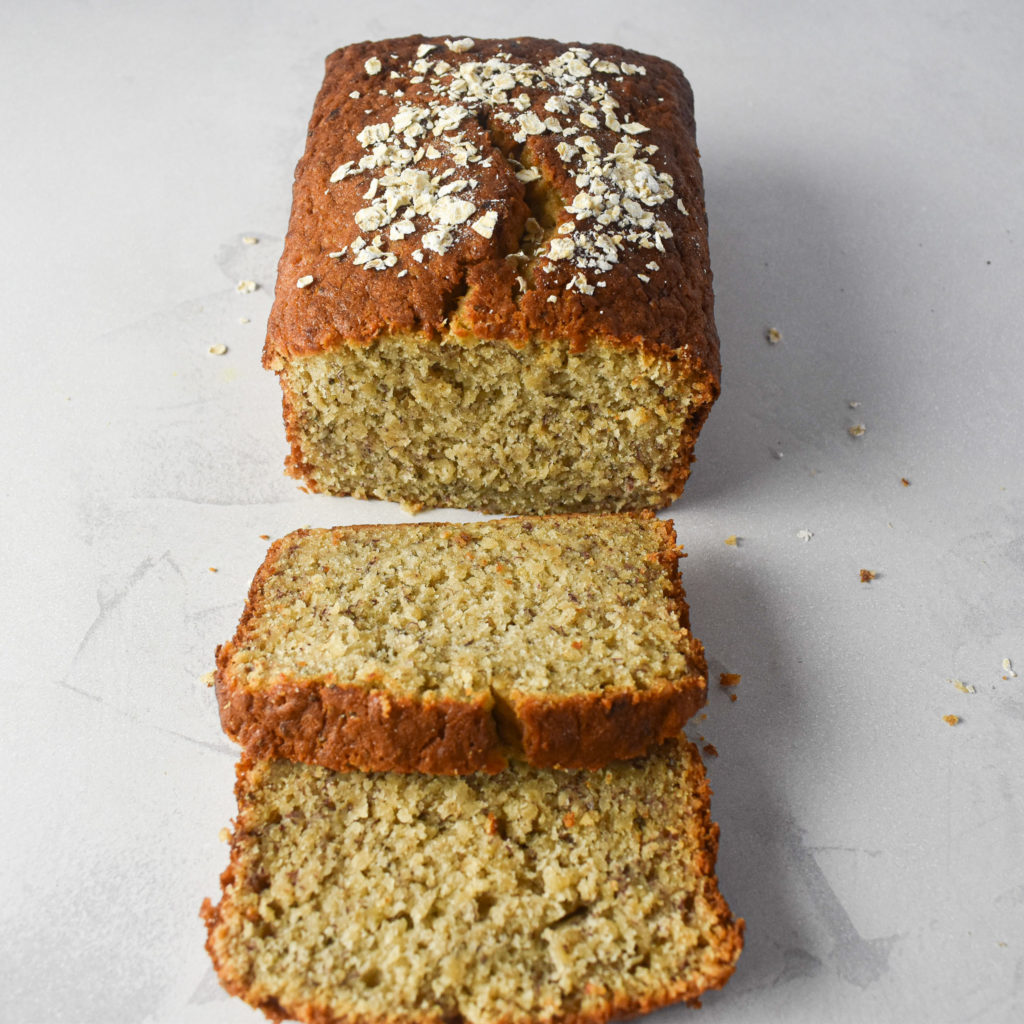 Banana Oat Loaf Cake