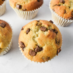 banana chocolate chip muffins