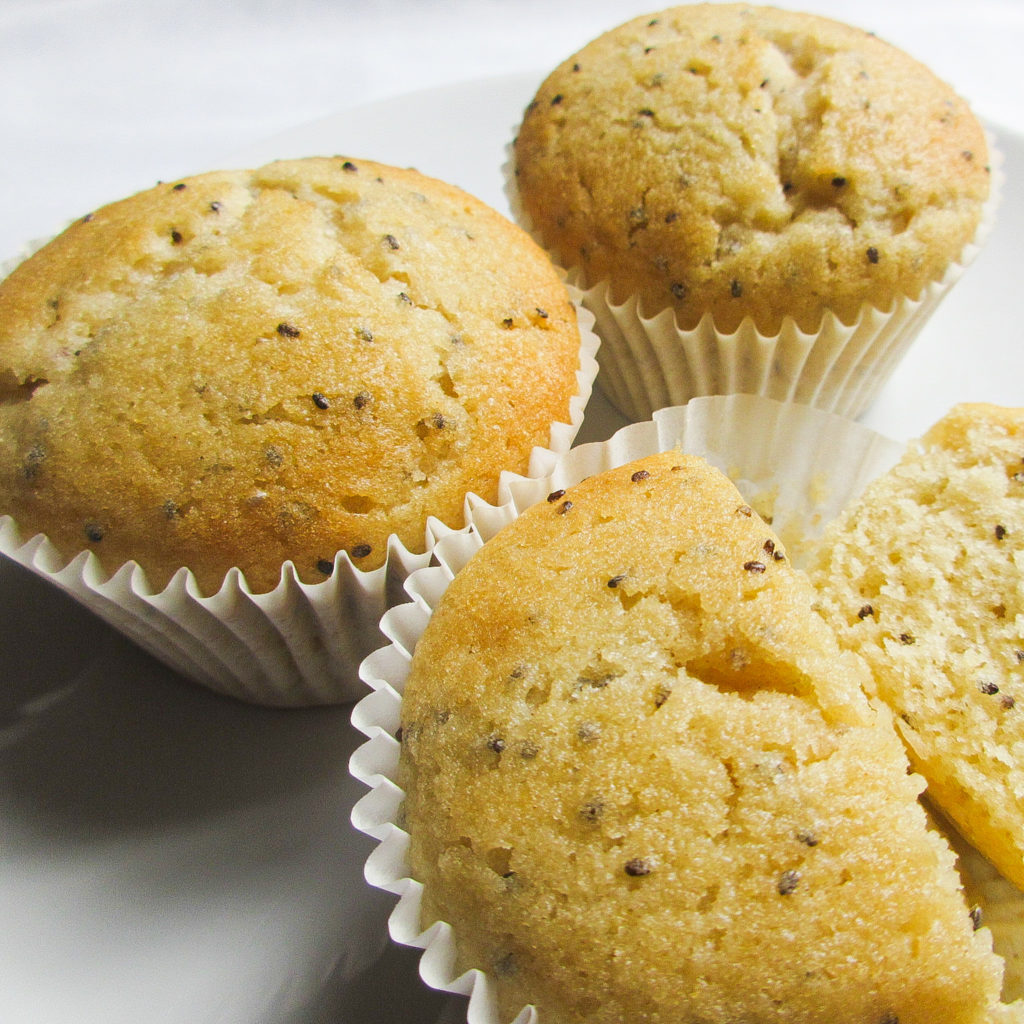 Lemon Muffins with Chia Seeds