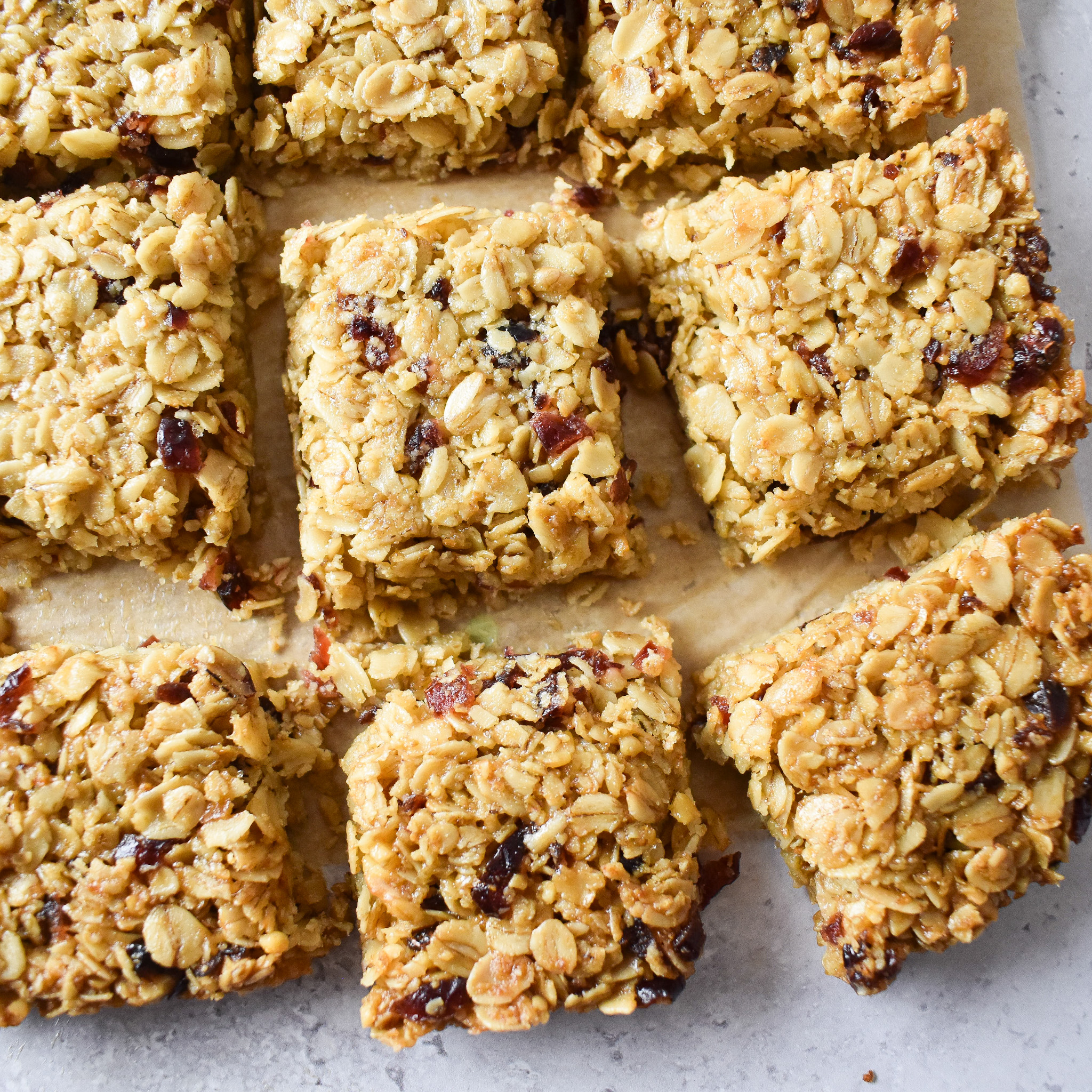 Fruit and Nut Oat Bars Andrea's Dainty Kitchen