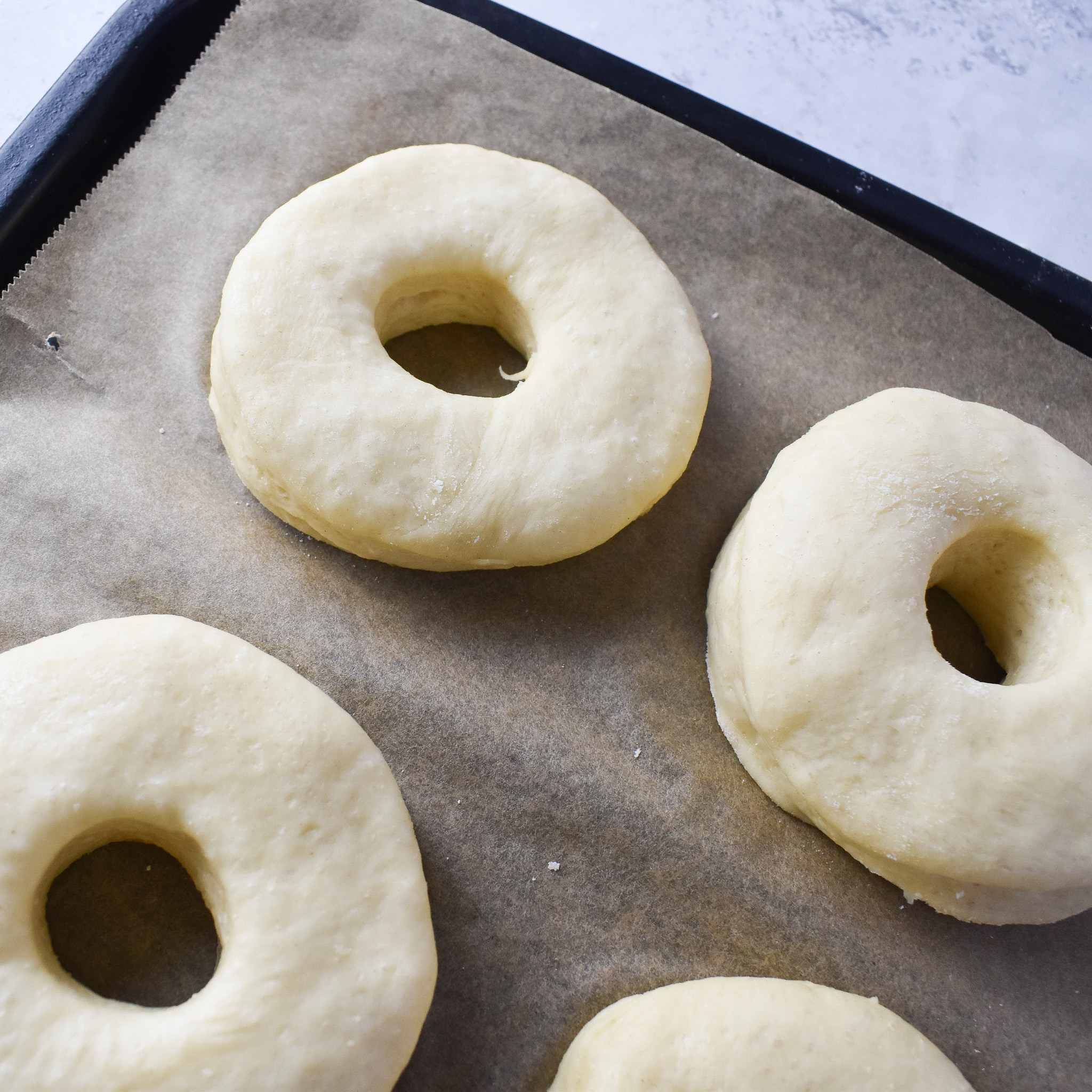 risen shaped doughnuts