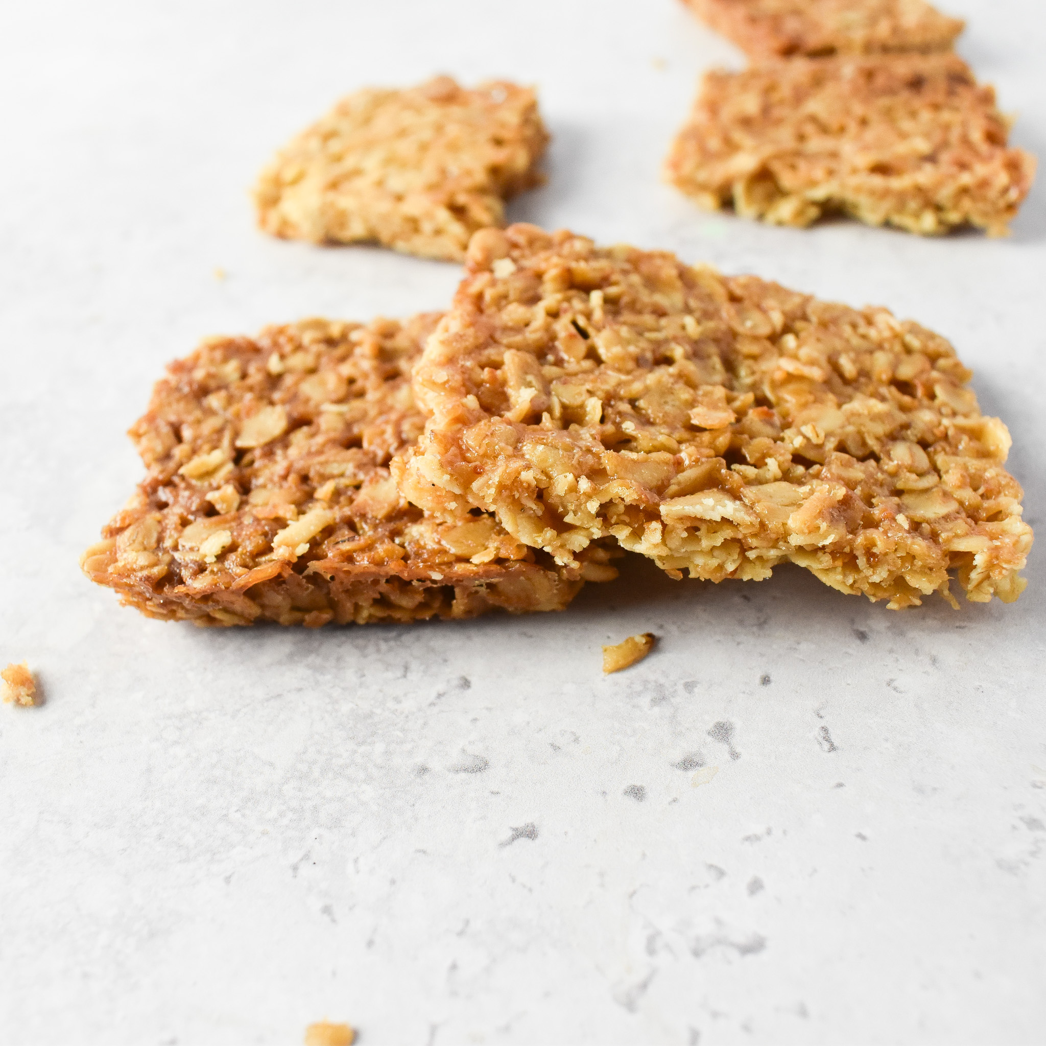 Crunchy 4 Ingredient Granola Oat Bars Andrea's Dainty Kitchen