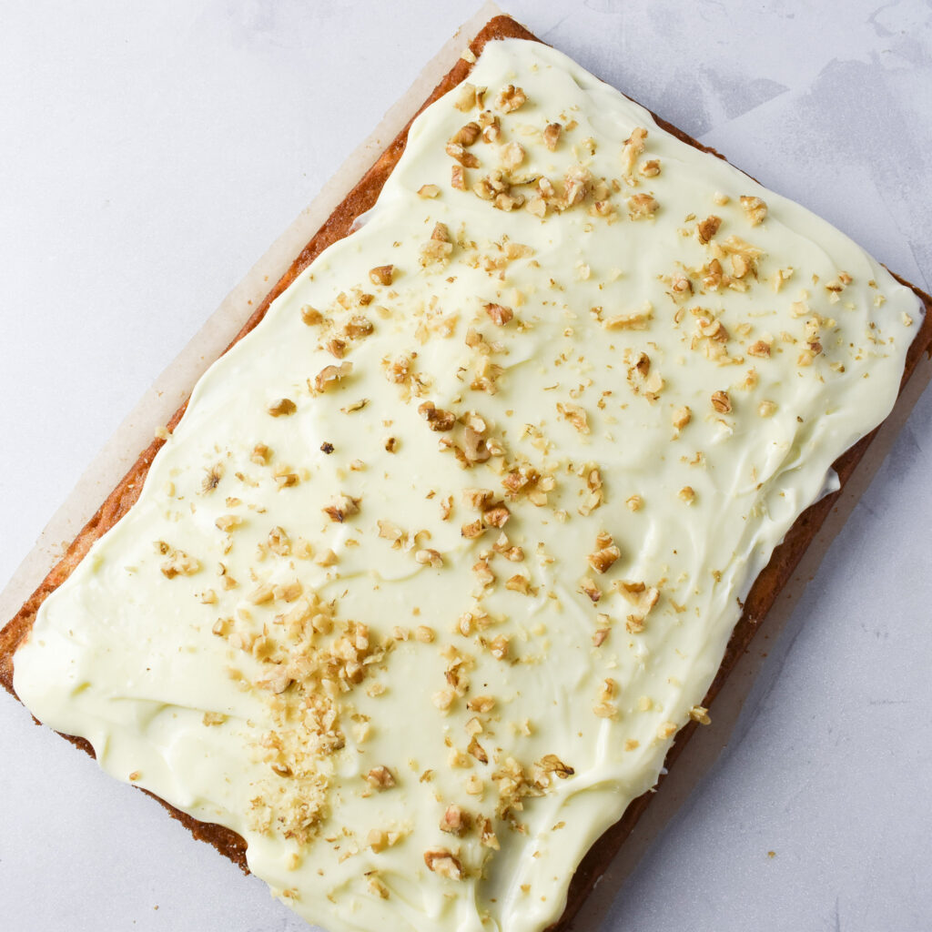 Decorated Carrot Cake