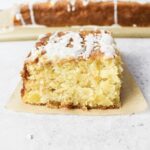 Mango traybake cake with mango glaze