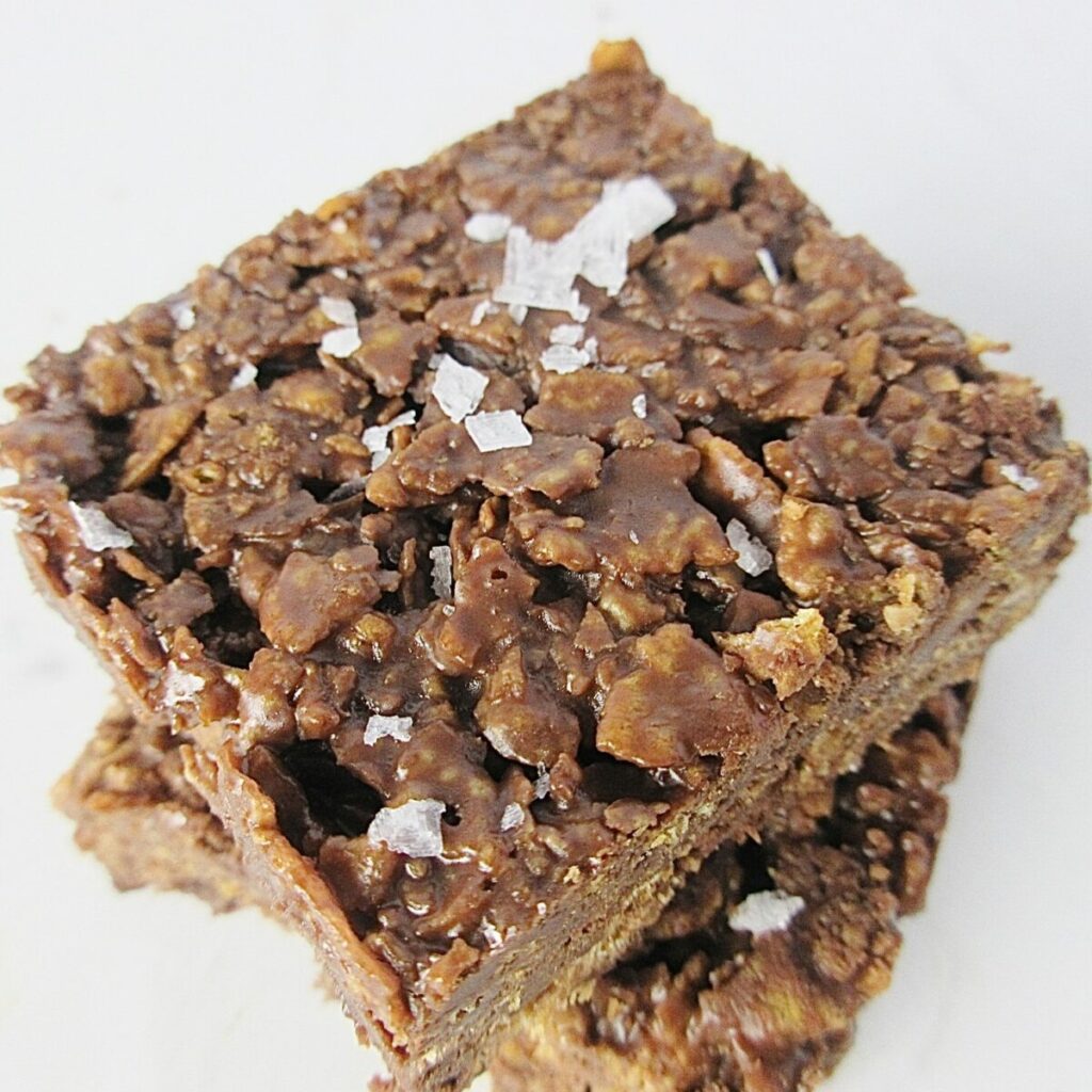 Chocolate Cornflake Squares (No Bake) Andrea's Dainty Kitchen