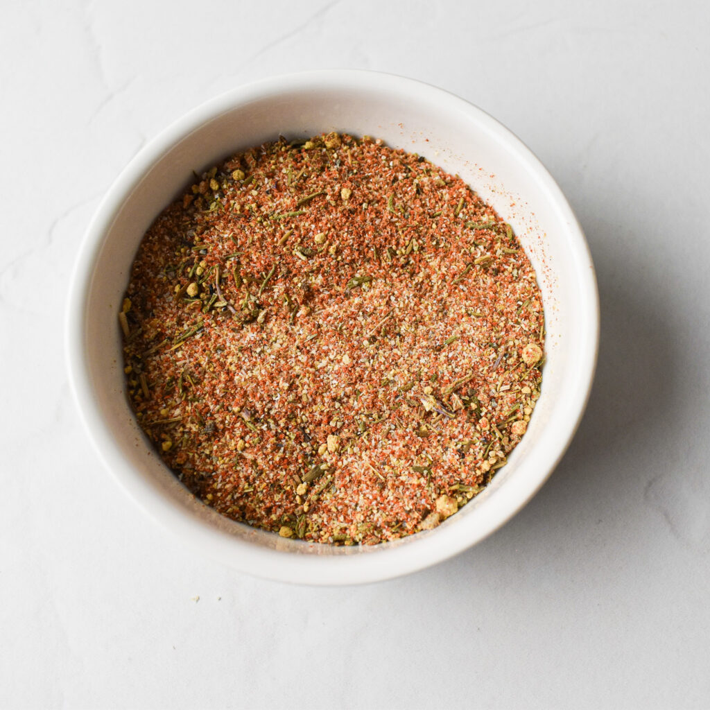 chicken seasoning in bowl