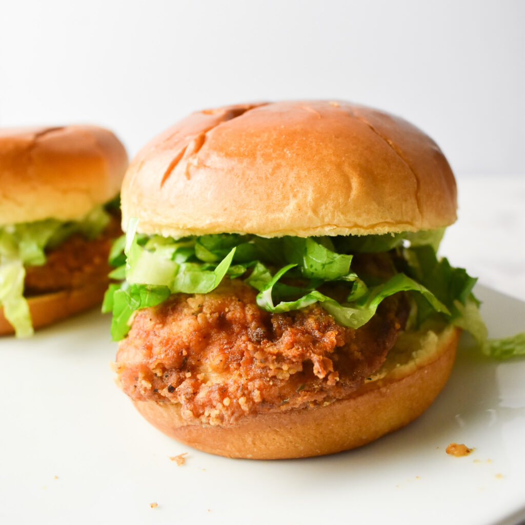 crispy chicken sandwiches