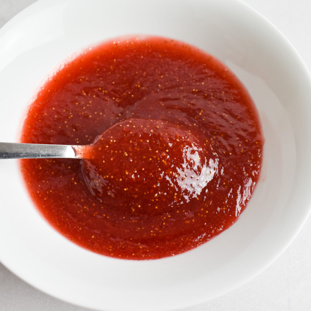 Strawberry Jam in Bowl