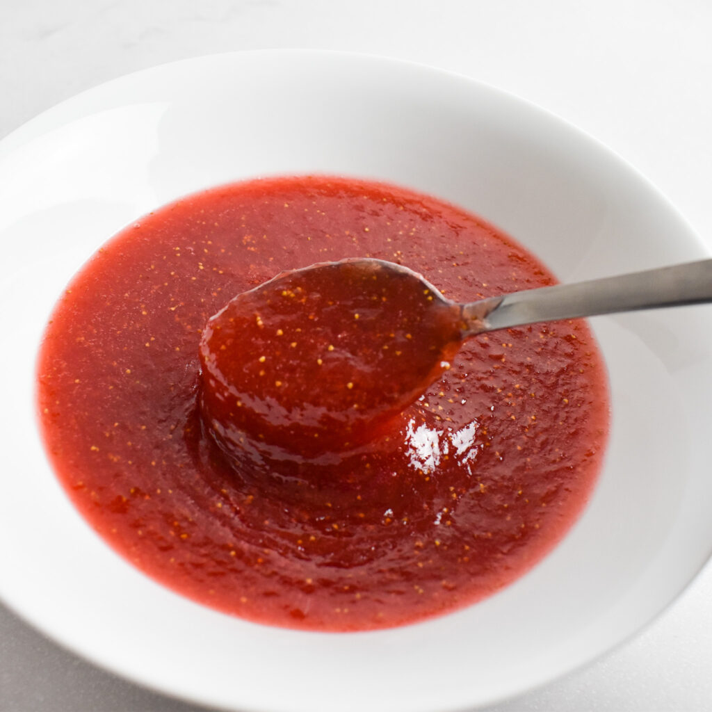 Strawberry Jam in Bowl