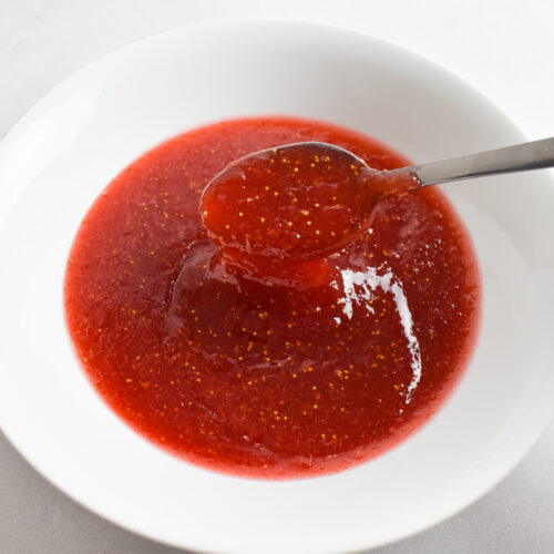 Easy Smooth Strawberry Jam Filling Andrea's Dainty Kitchen