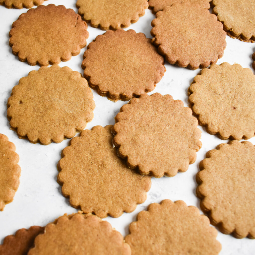 Ginger Thins (Ginger Snap Biscuits) Andrea's Dainty Kitchen