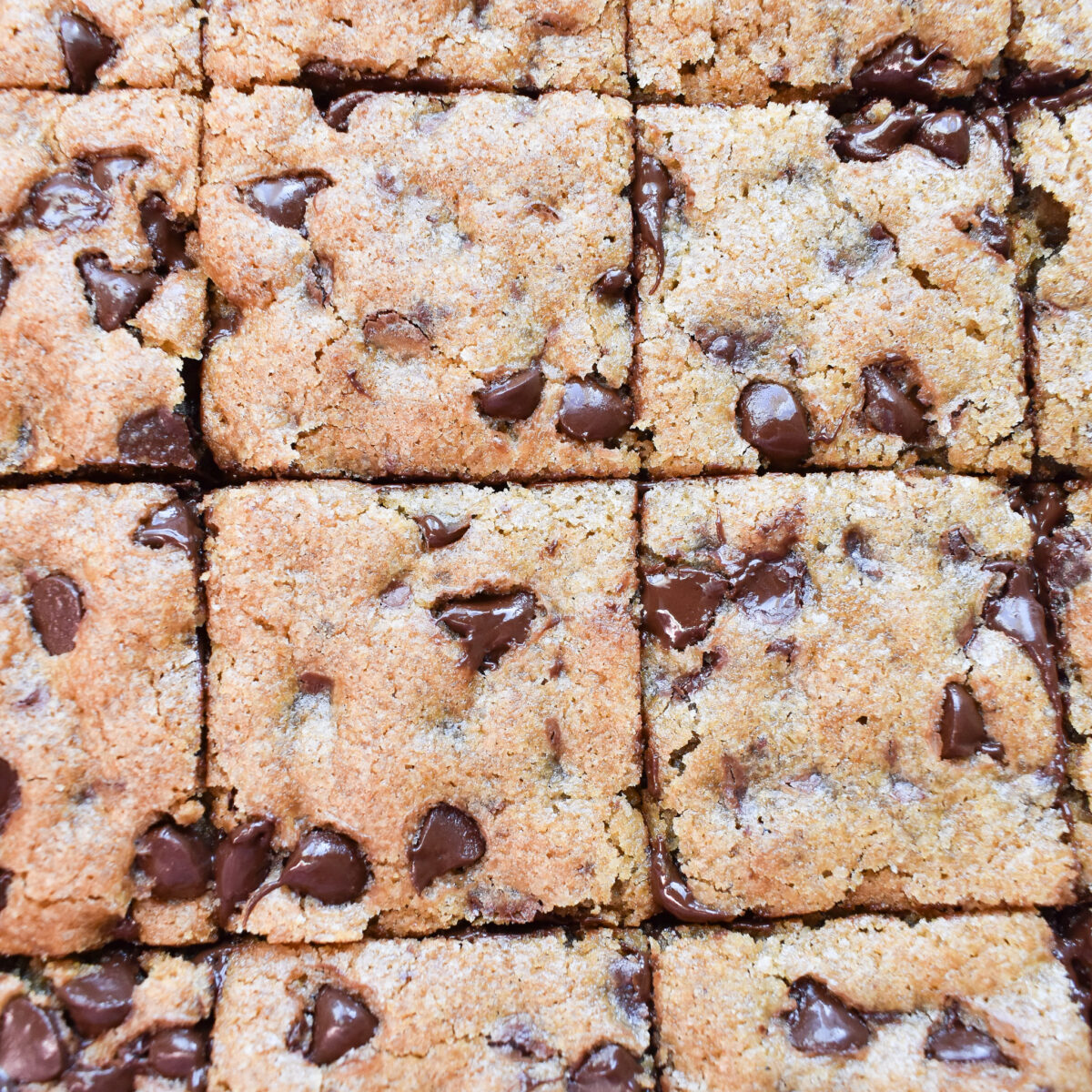 Chocolate chip cookie bars