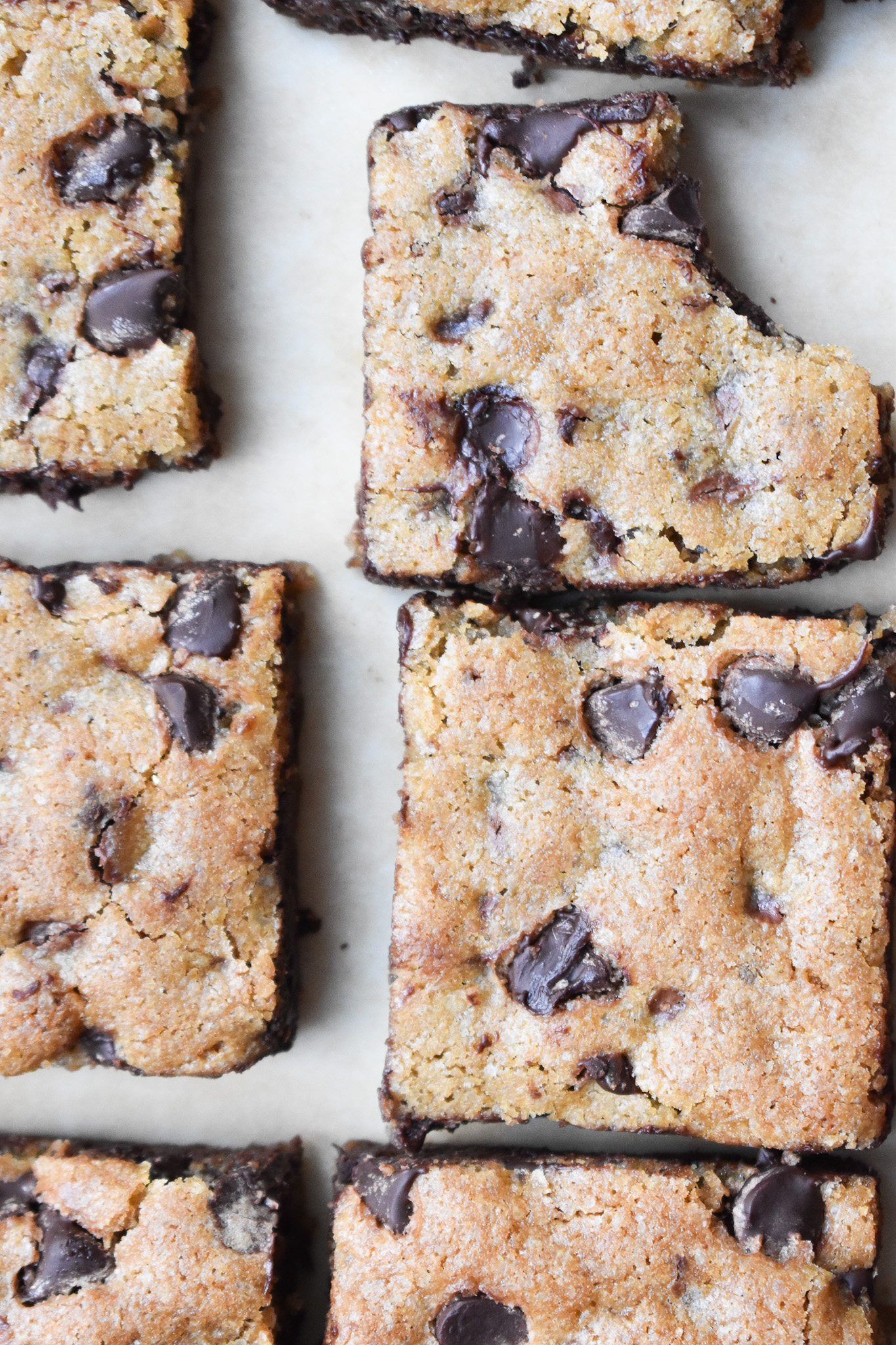 Chocolate chip cookie bars