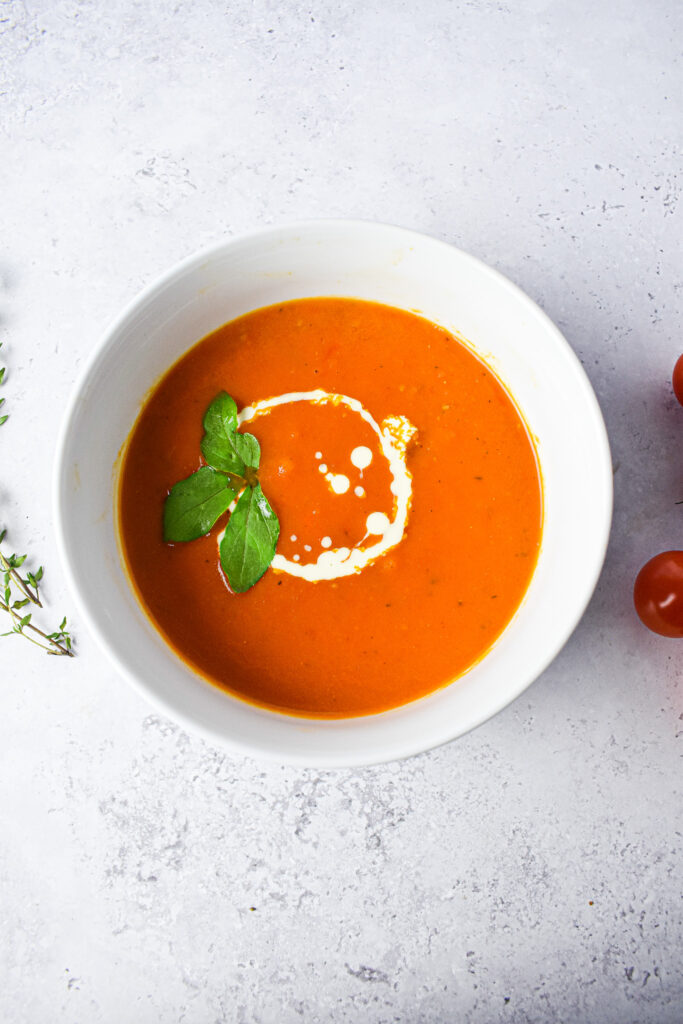 Creamy Roasted Tomato Soup 