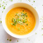 Creamy Roasted Carrot Ginger Soup recipe