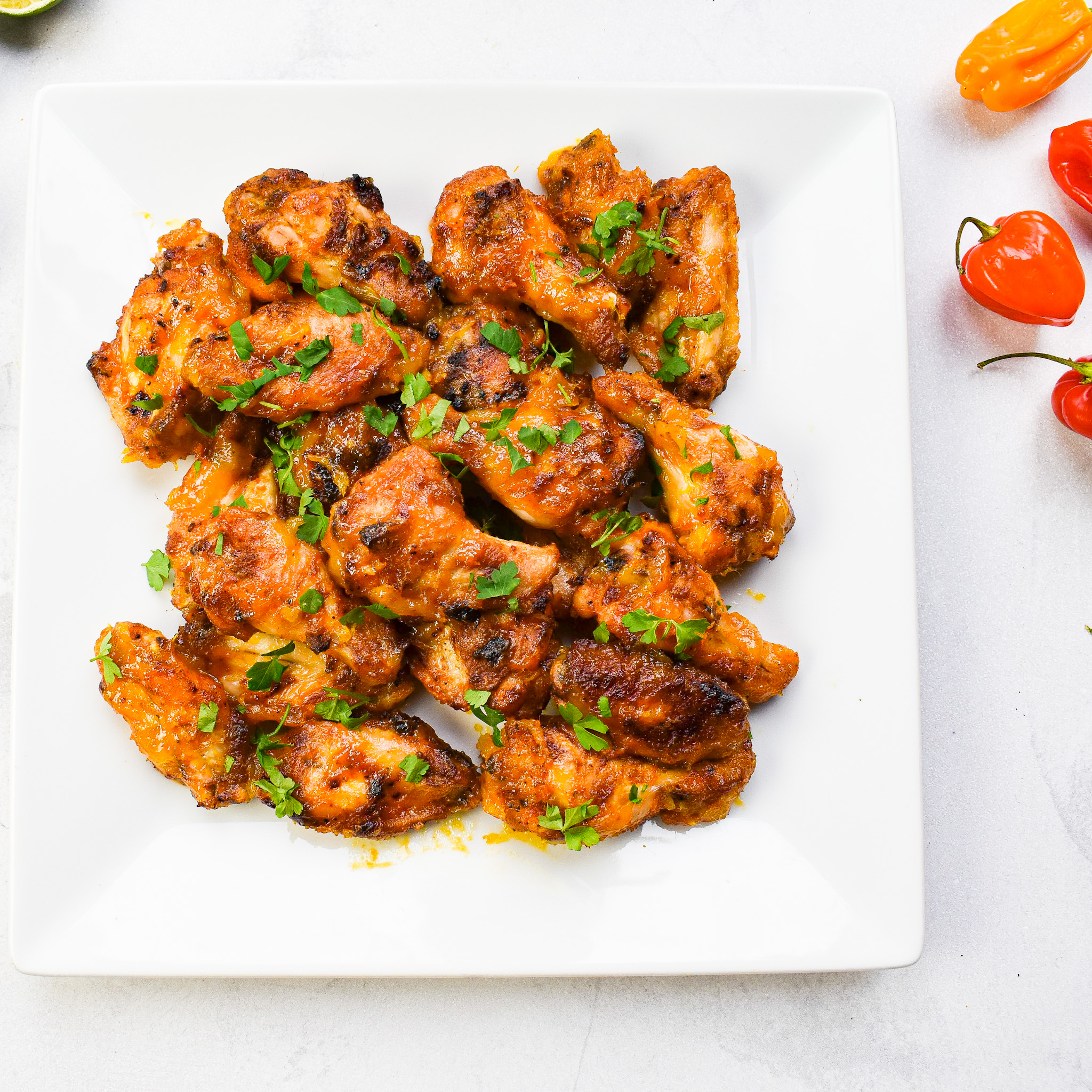 mango chicken wings