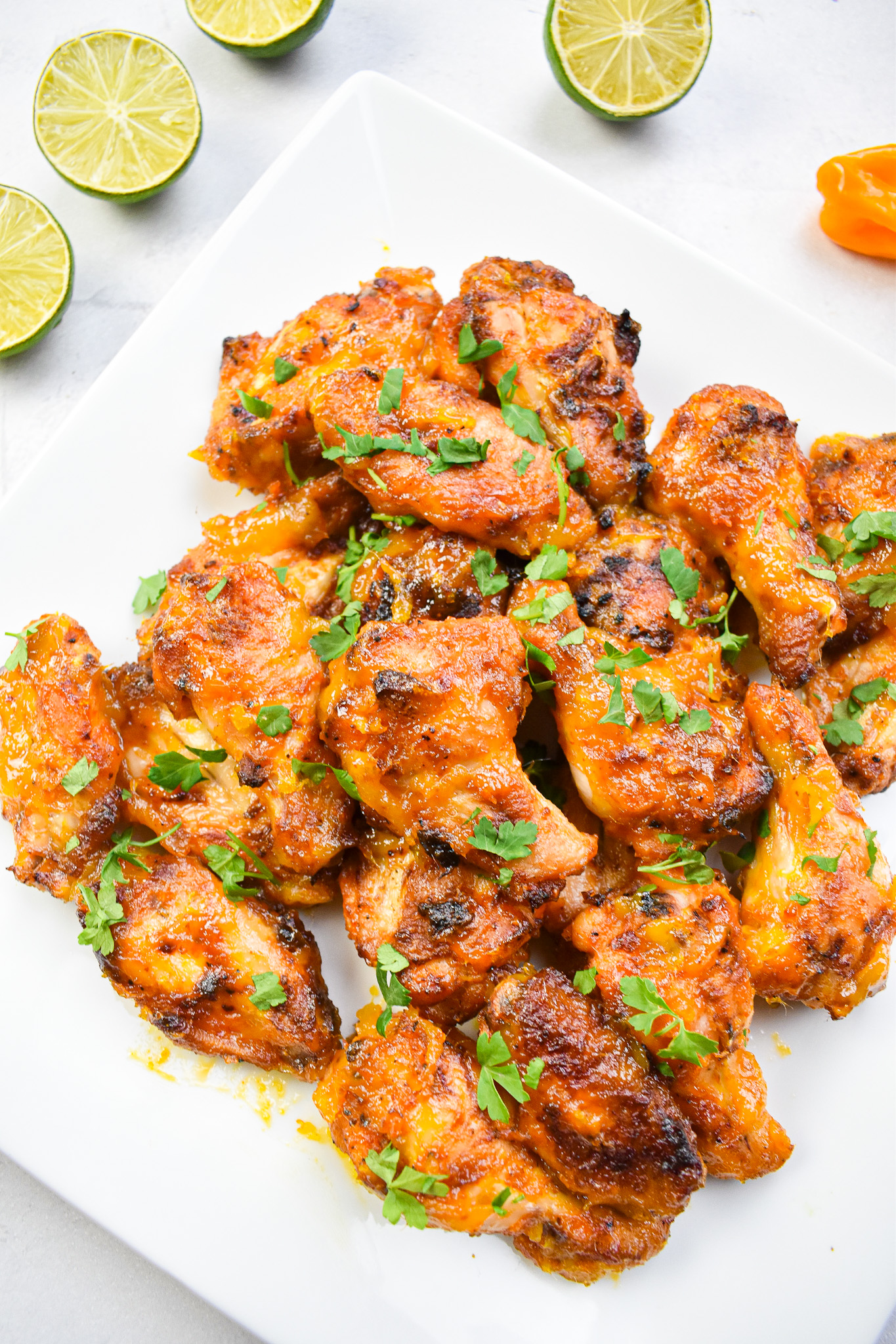 mango chicken wings