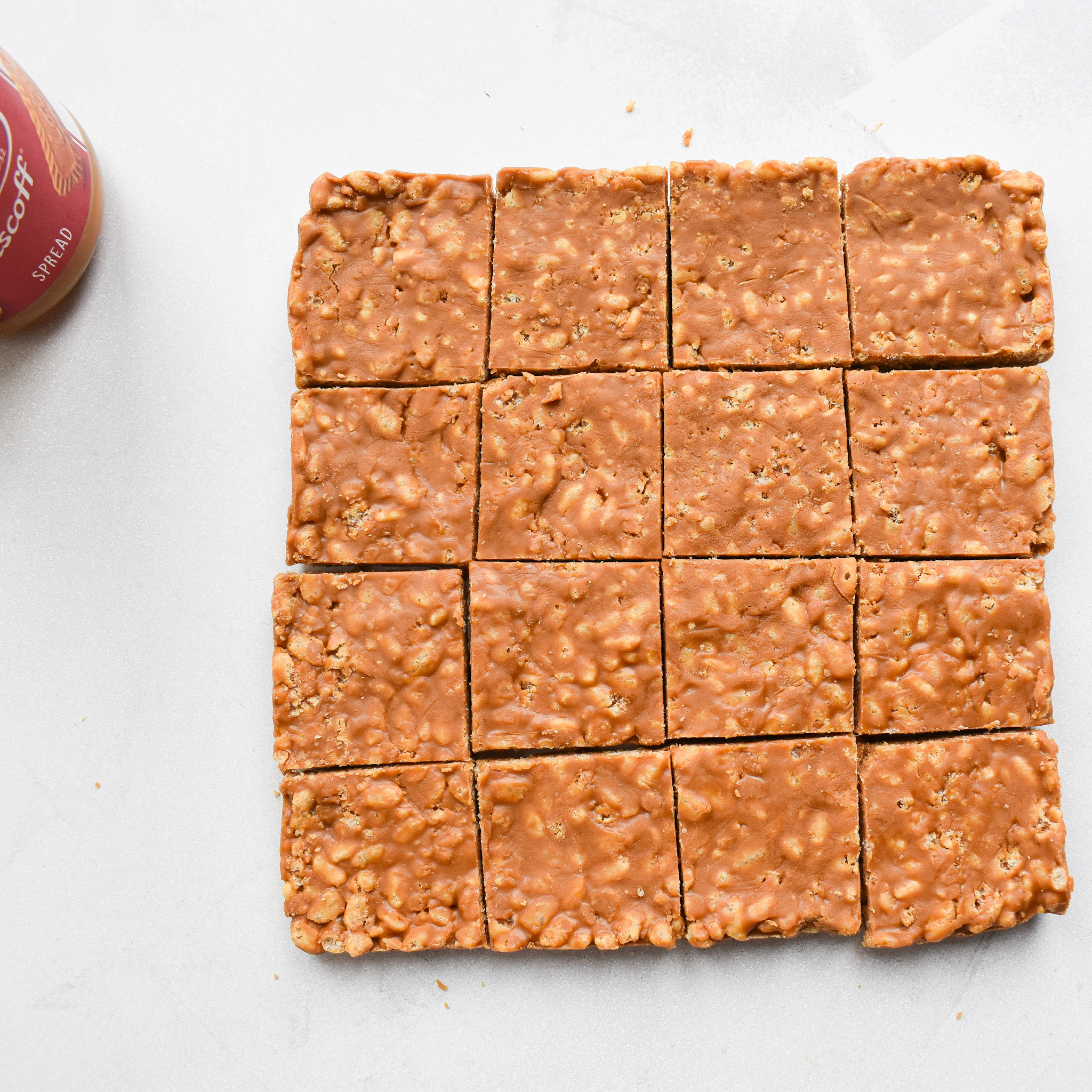 biscoff rice krispie treats