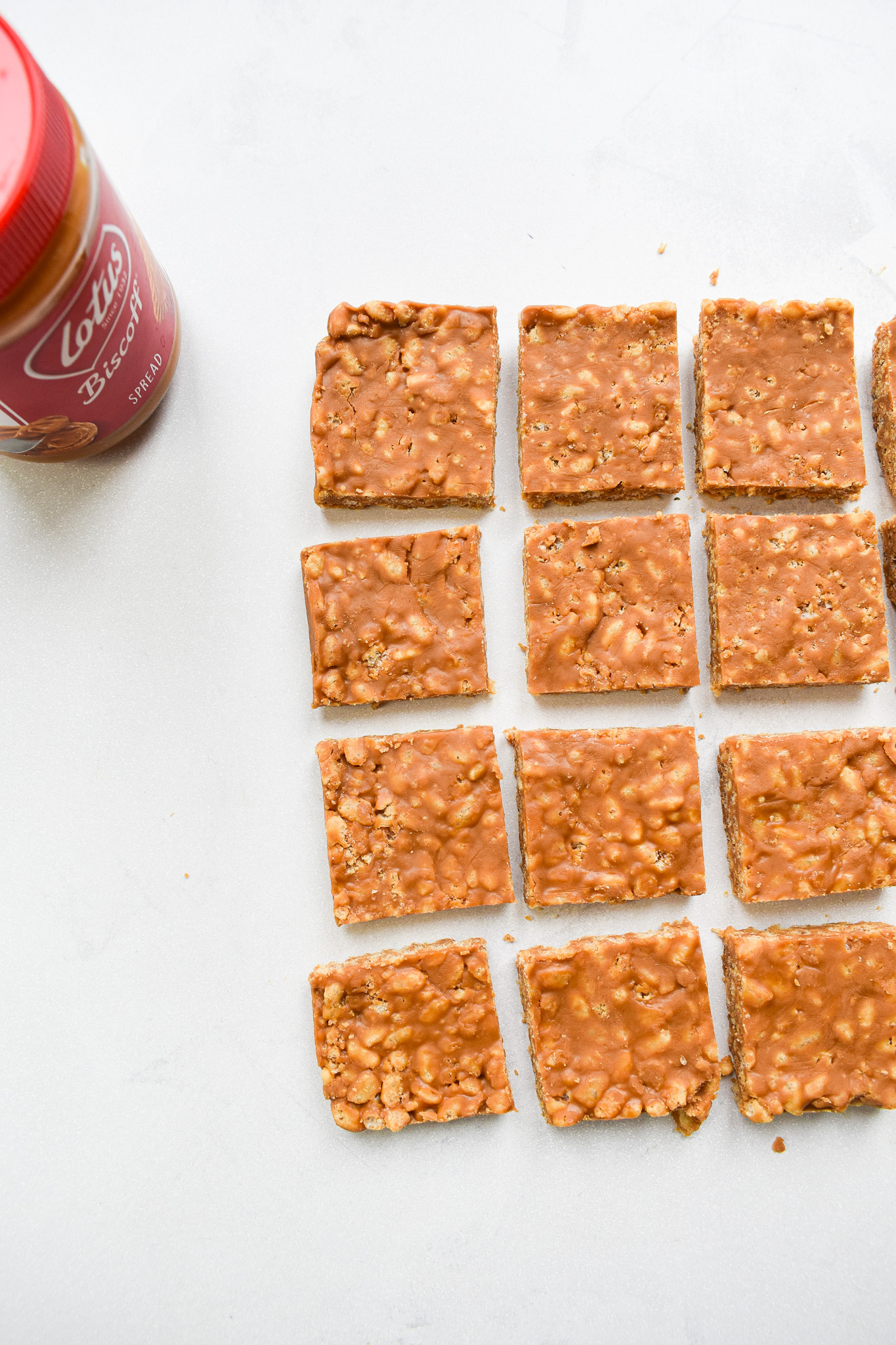 biscoff rice krispie treats