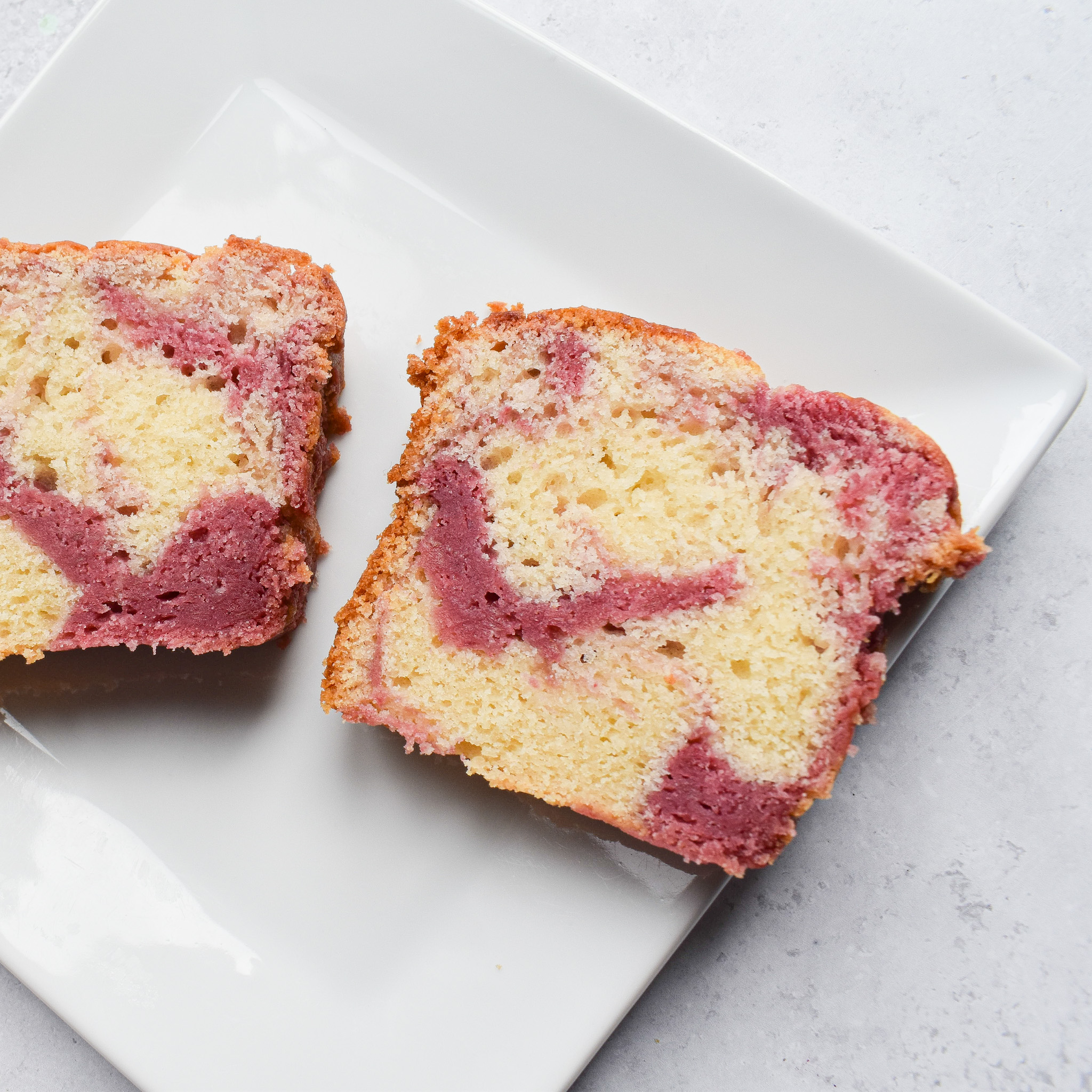 Raspberry Swirl Cake