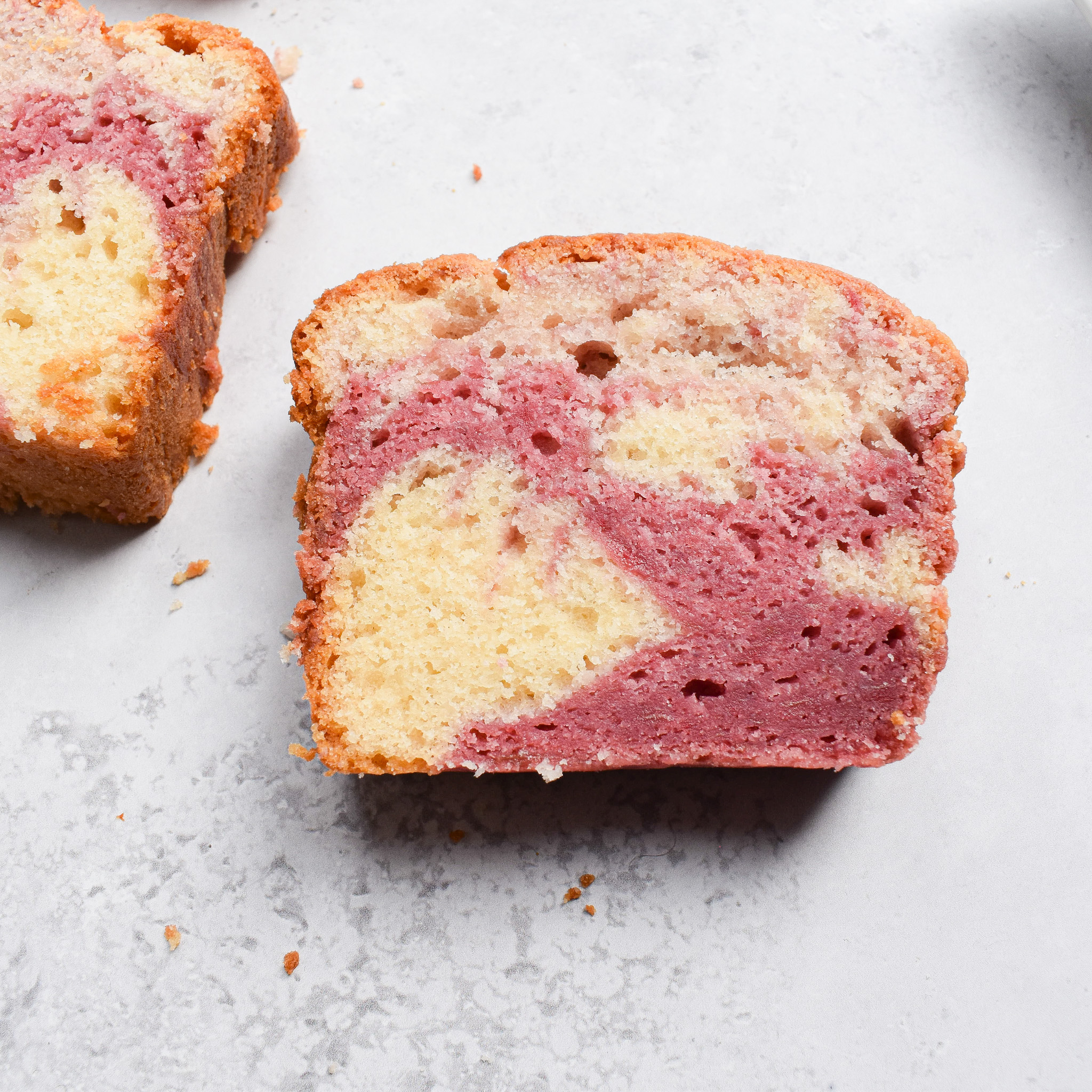 Raspberry Swirl Cake